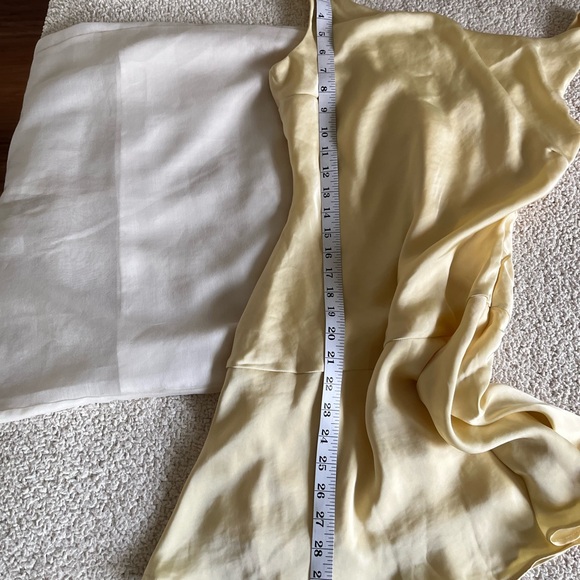 Wild Fable satin yellow mini Dress festival festive small NWT - Picture 4 of 6